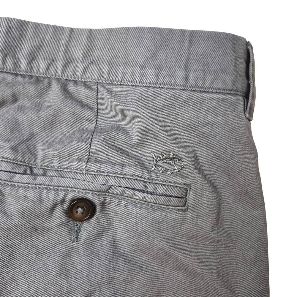 Southern Tide Skipjack Chino Pants Men 40/26 Classic Fit Gray Pima Cotton Casual